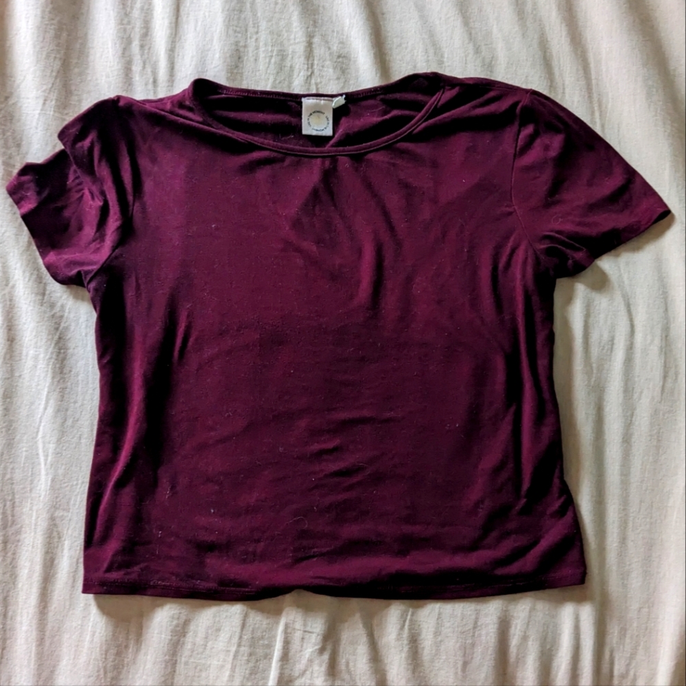 Maroon Live in the Moment Tee